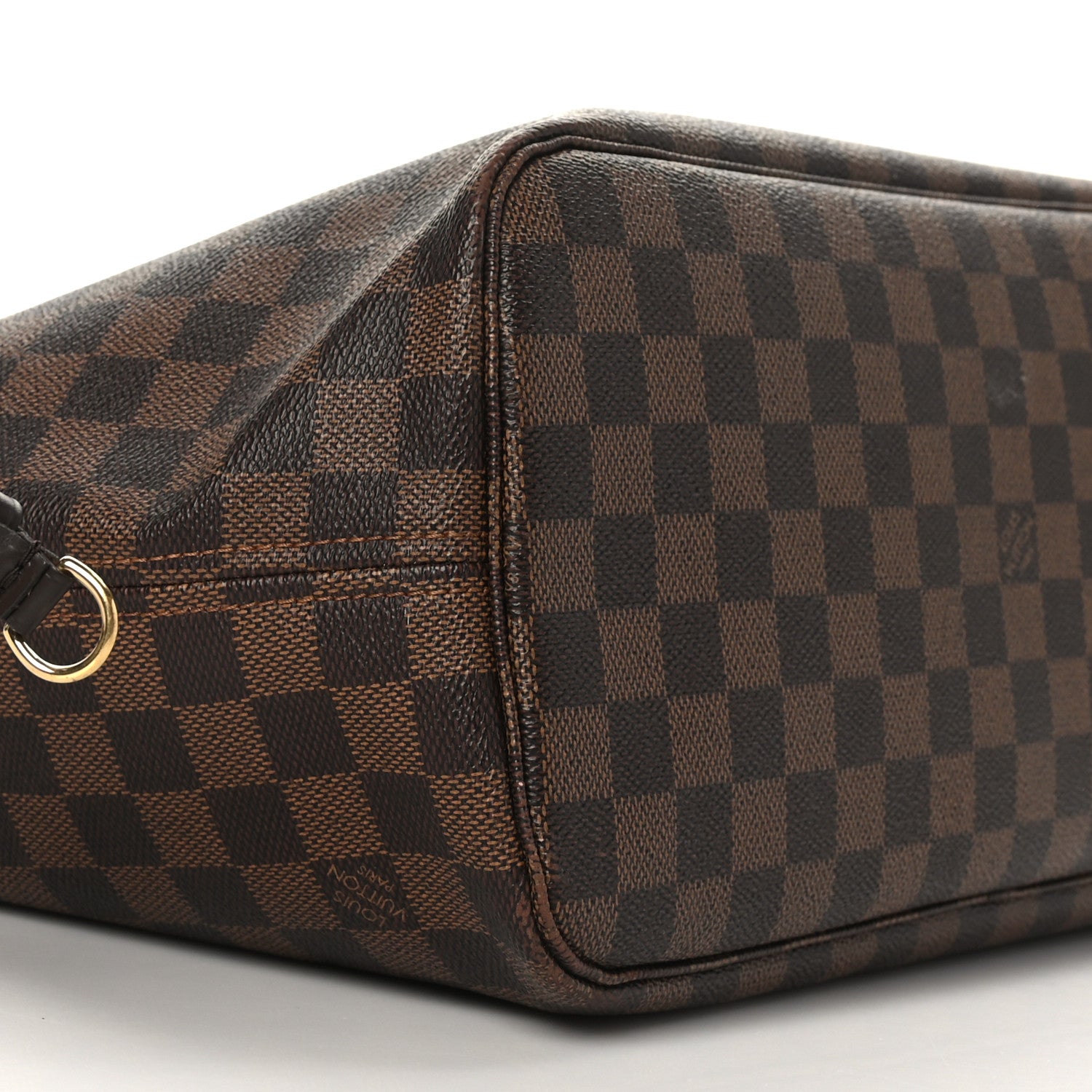 Louis Vuitton Damier Ebene Neo Neverfull MM Rose Ballerine 9 of 13