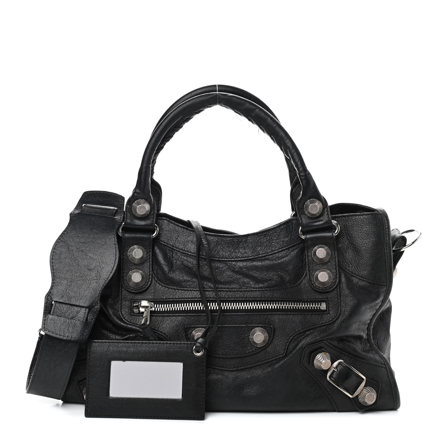 Balenciaga Agneau Giant 21 Silver Hardware City Black 1 of 10