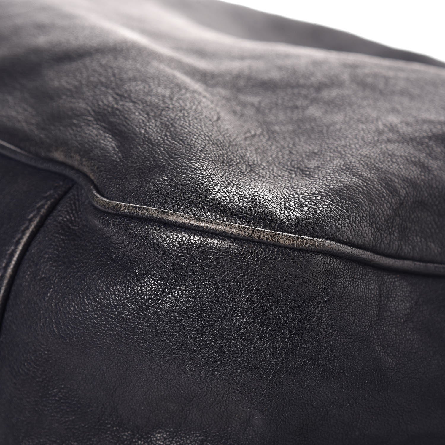 Saint Laurent Goatskin Large Roady Hobo Navy 9 of 11