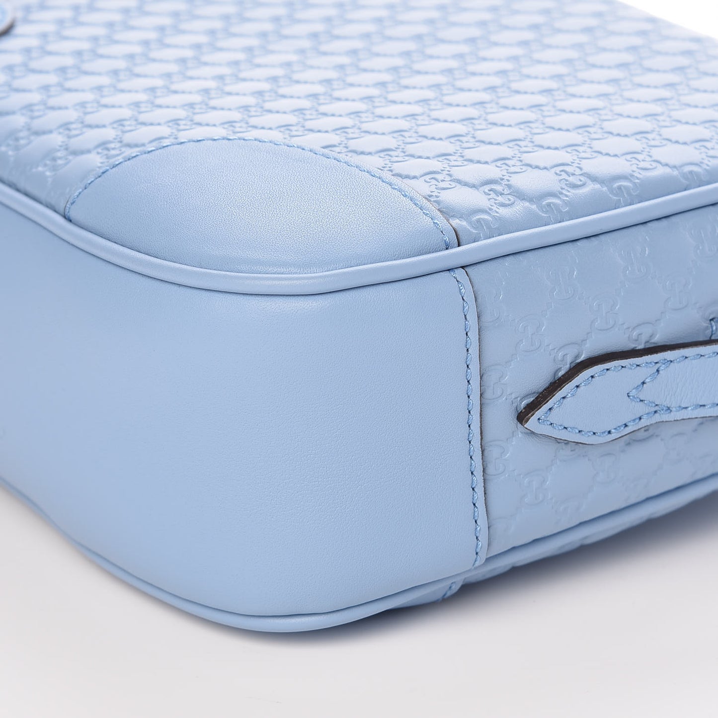 Microguccissima Mini Bree Messenger Bag Mineral Blue