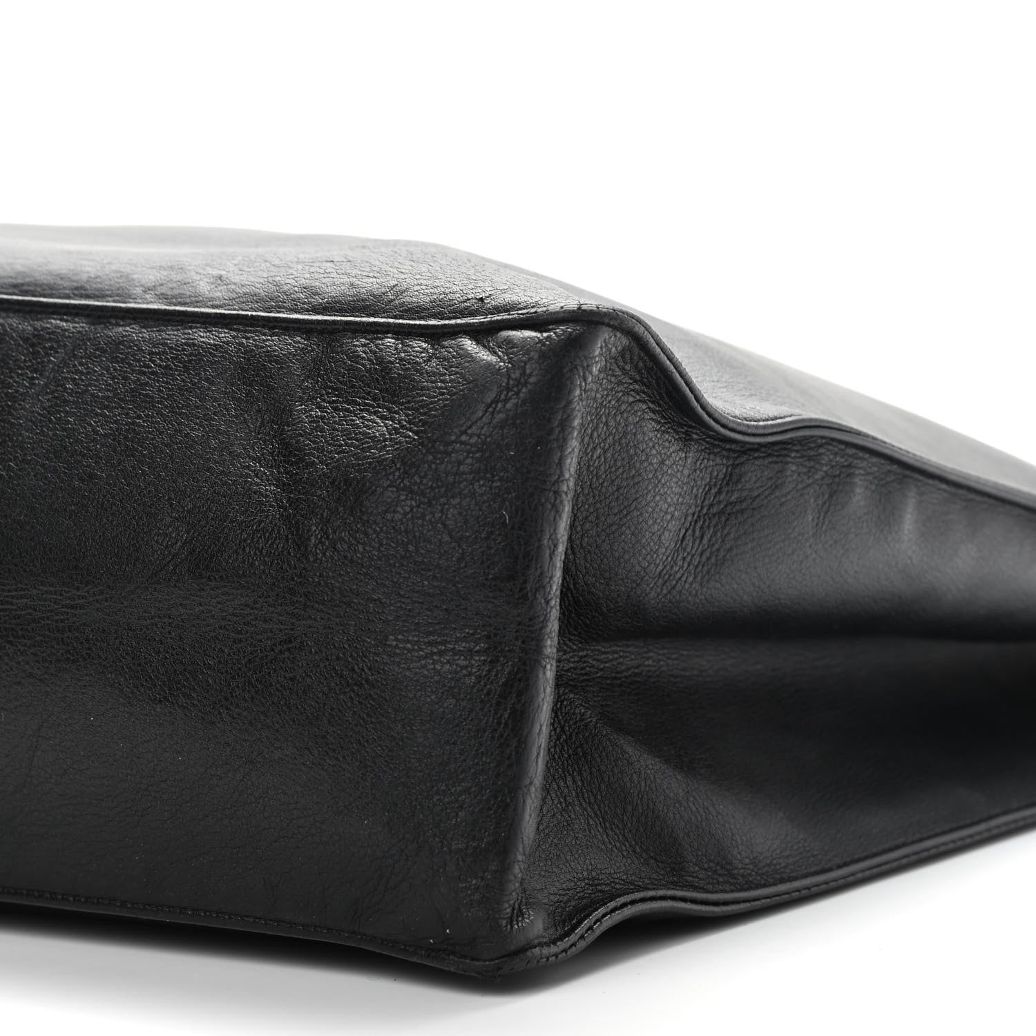 Chanel Lambskin CC Tote Black 10 of 10