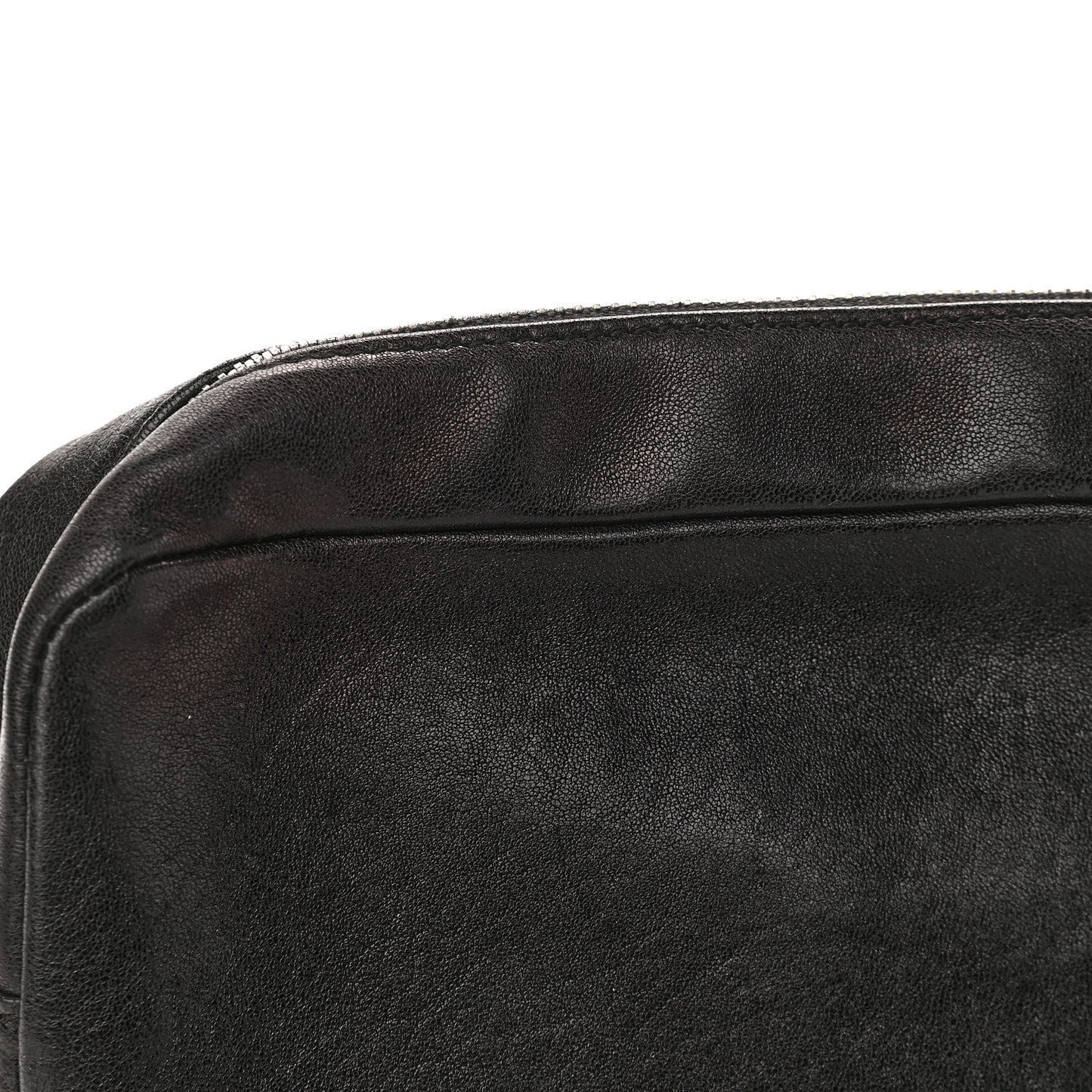 Lambskin Monogram Small Lou Camera Bag Black