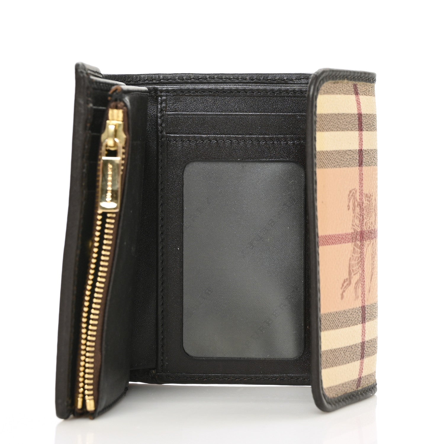 Burberry Haymarket Check Medium Bellfield ID Wallet Chocolate 5 of 7