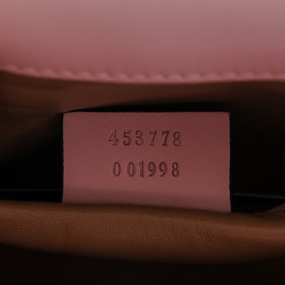 Gucci Nappa Pearl Studded Mini Queen Margaret Broadway Shoulder Bag Sugar Pink 7 of 7