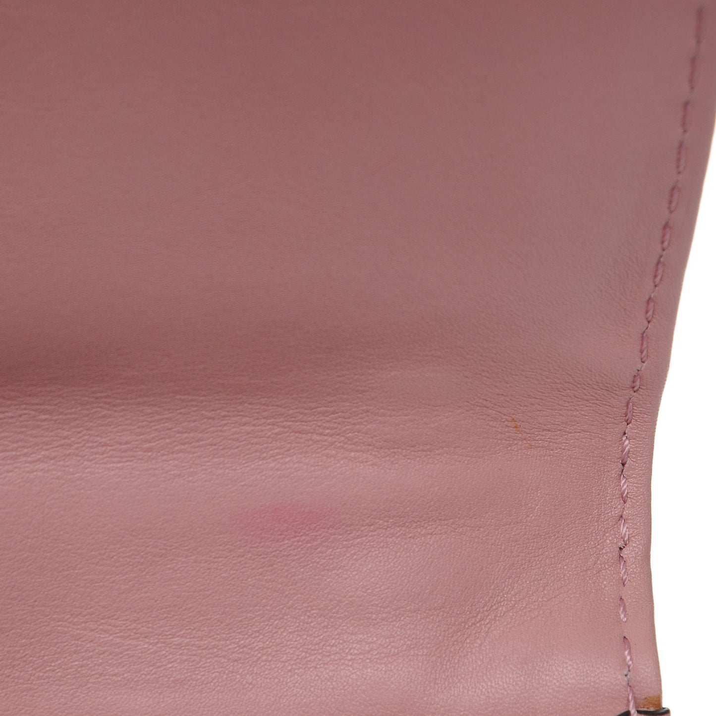 Vitello Large Glam Lock Rockstud Flap Light Pink
