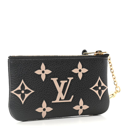 Louis Vuitton Empreinte Monogram Giant Key Pouch Black Beige 3 of 9