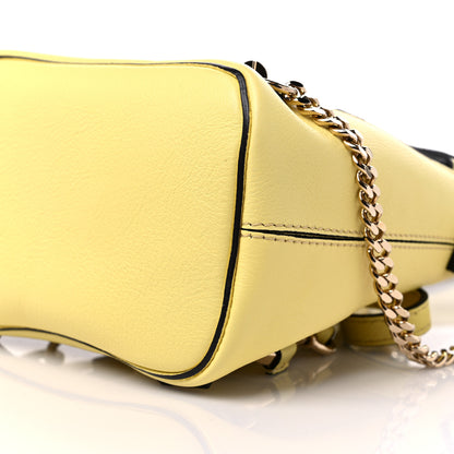 Chloe Suede Calfskin Mini Faye Backpack Lemonade 9 of 12