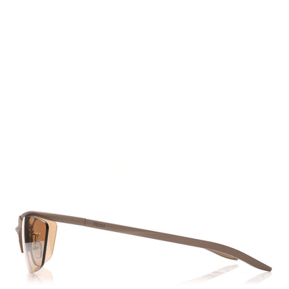Fendi Acetate Matte Crystal 62MM Cat Eye FE40176U Sunglasses Light Brown 3 of 7