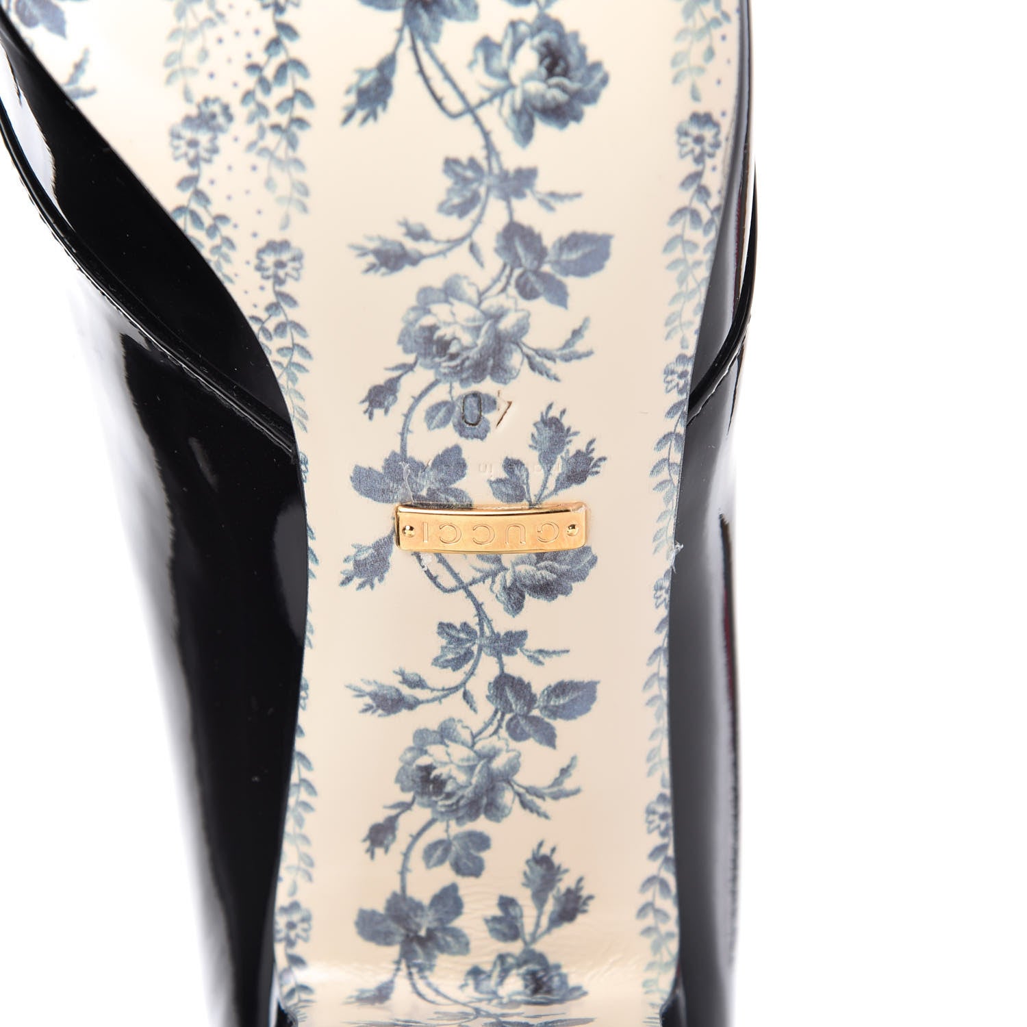 Gucci Vernice GG Victoire 55mm Loafer Pumps 40 Black 8 of 10