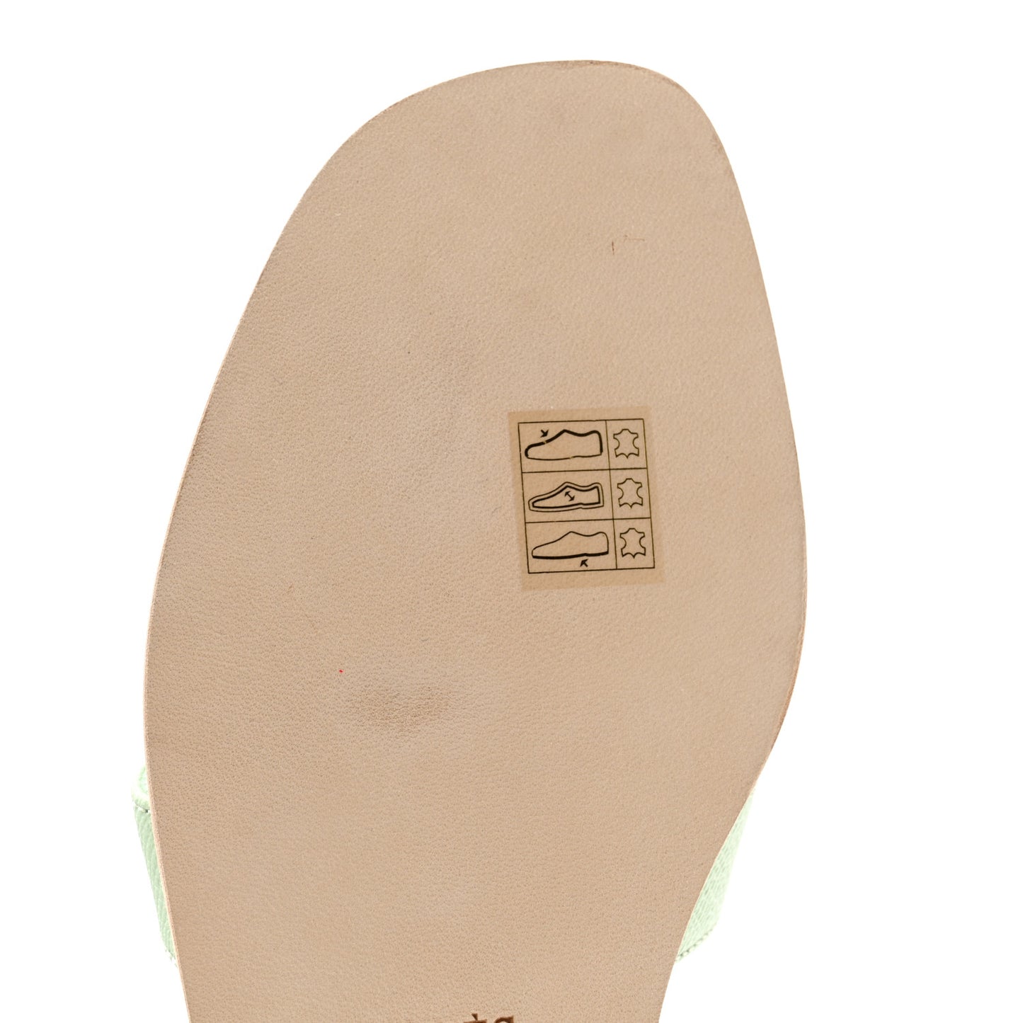 Epsom Oran Sandals 38.5 Vert Jade