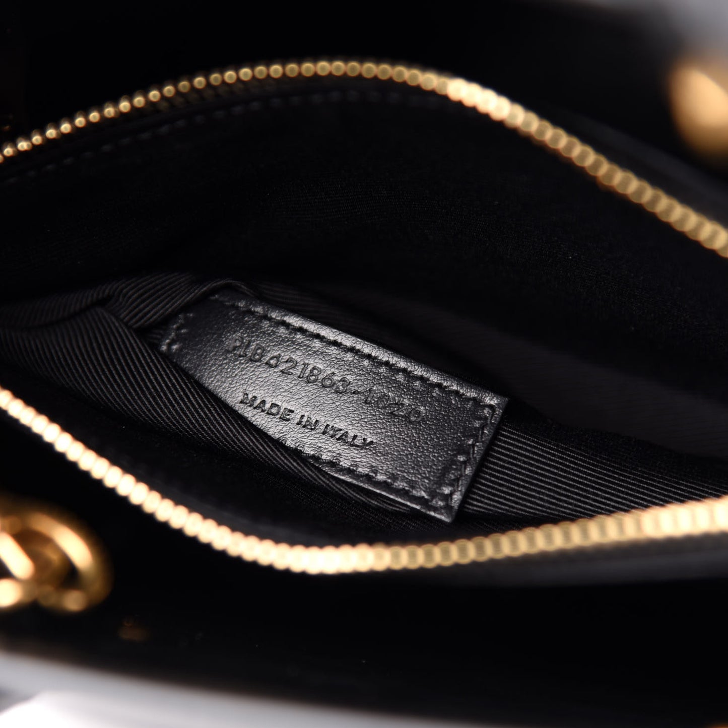 Calfskin Crocodile Embossed Baby Sac De Jour Black