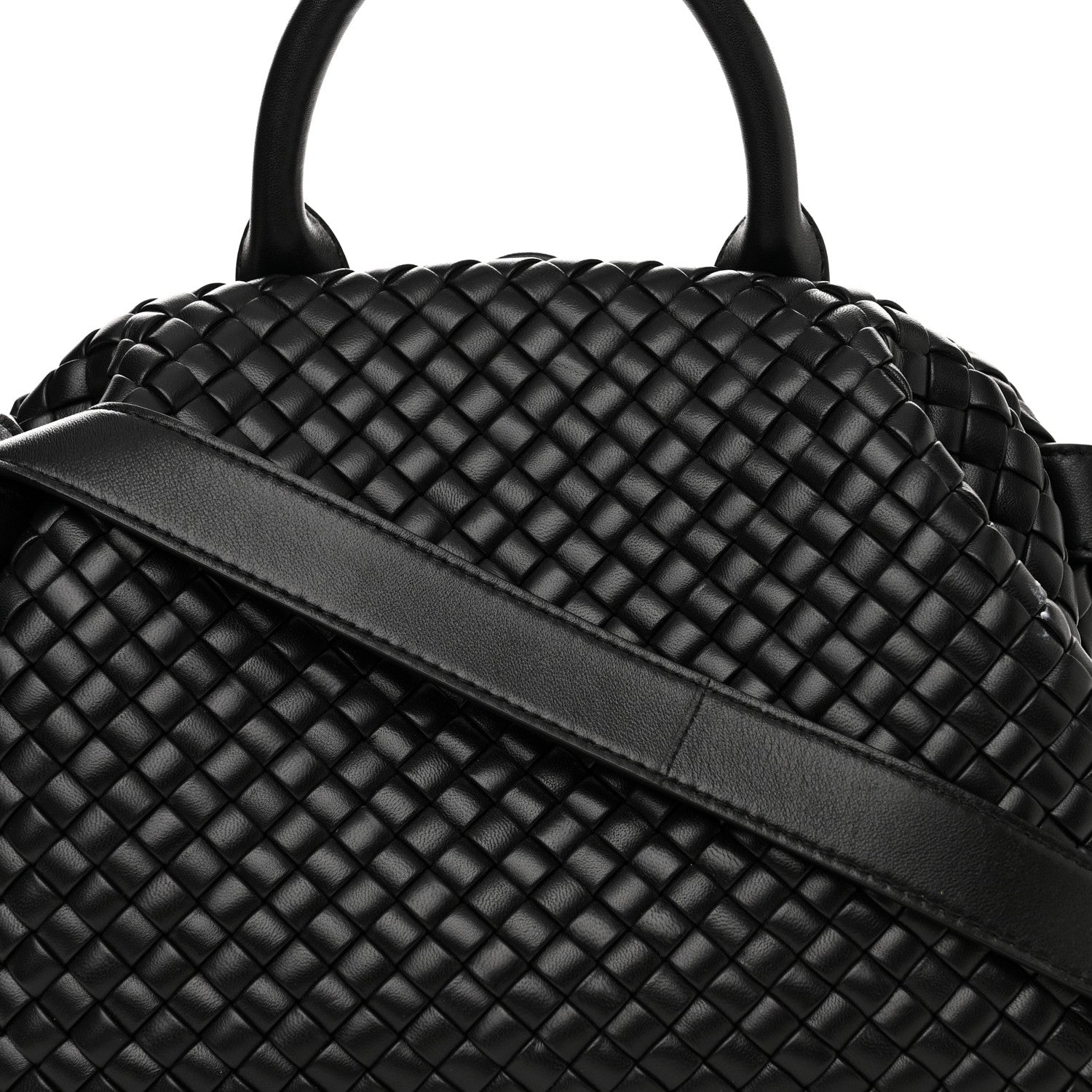 Bottega Veneta Nappa Intrecciato Medium Padded The Handle Tote Black 8 of 11