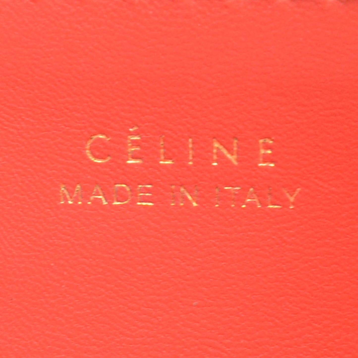 Grained Calfskin Continental Wallet Red