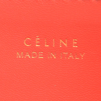 Celine Grained Calfskin Continental Wallet Red 6 of 9