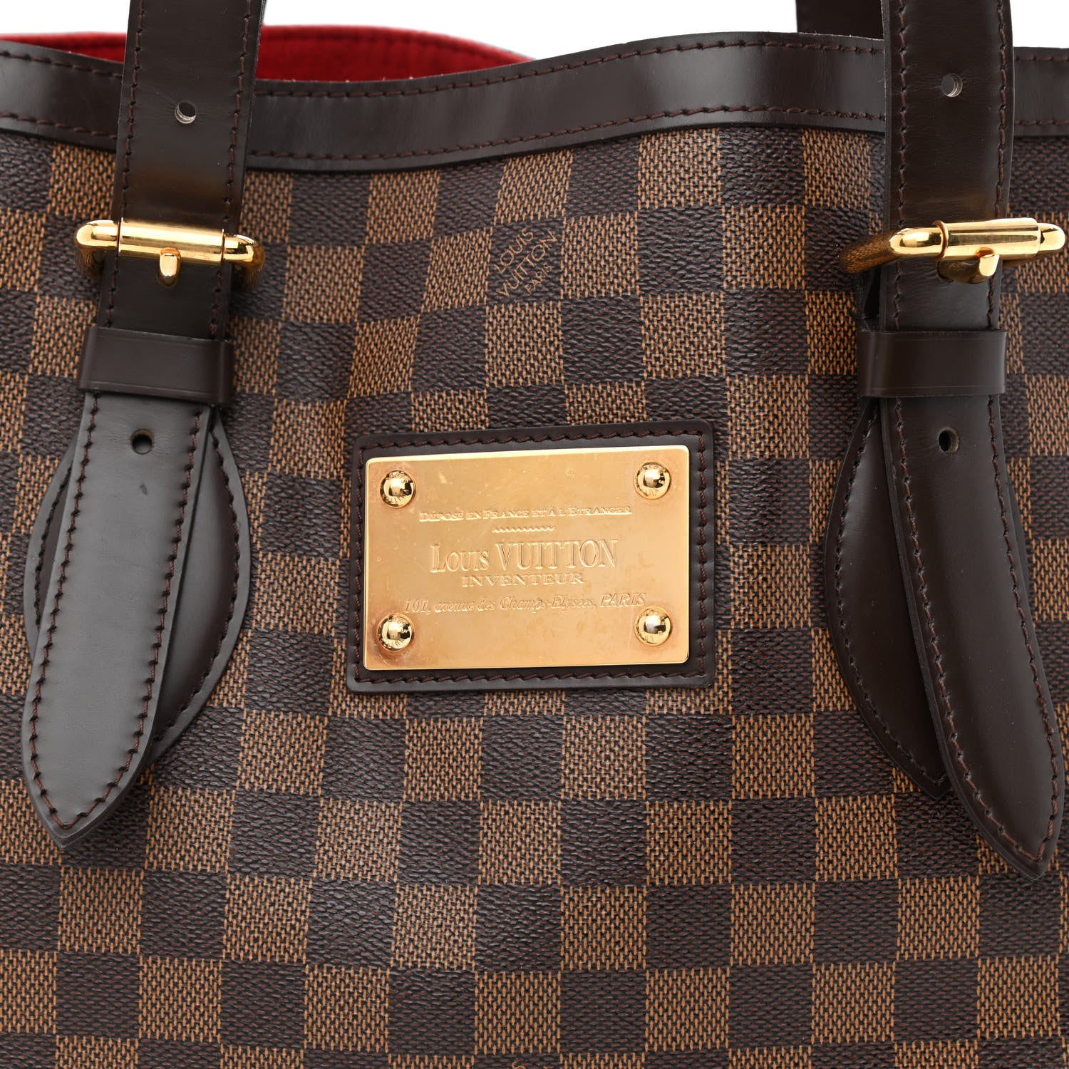 Louis Vuitton Damier Ebene Hampstead MM 7 of 9