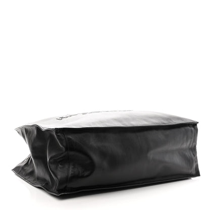 Saint Laurent Vitello Rive Gauche Large Tote Black 4 of 8