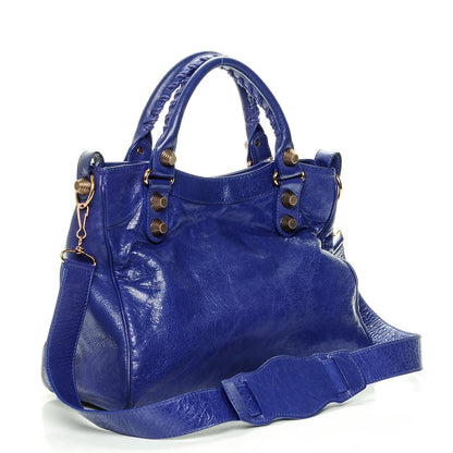 Balenciaga Agneau Giant 21 Rose Gold Hardware Velo Bleu Lavande 3 of 6