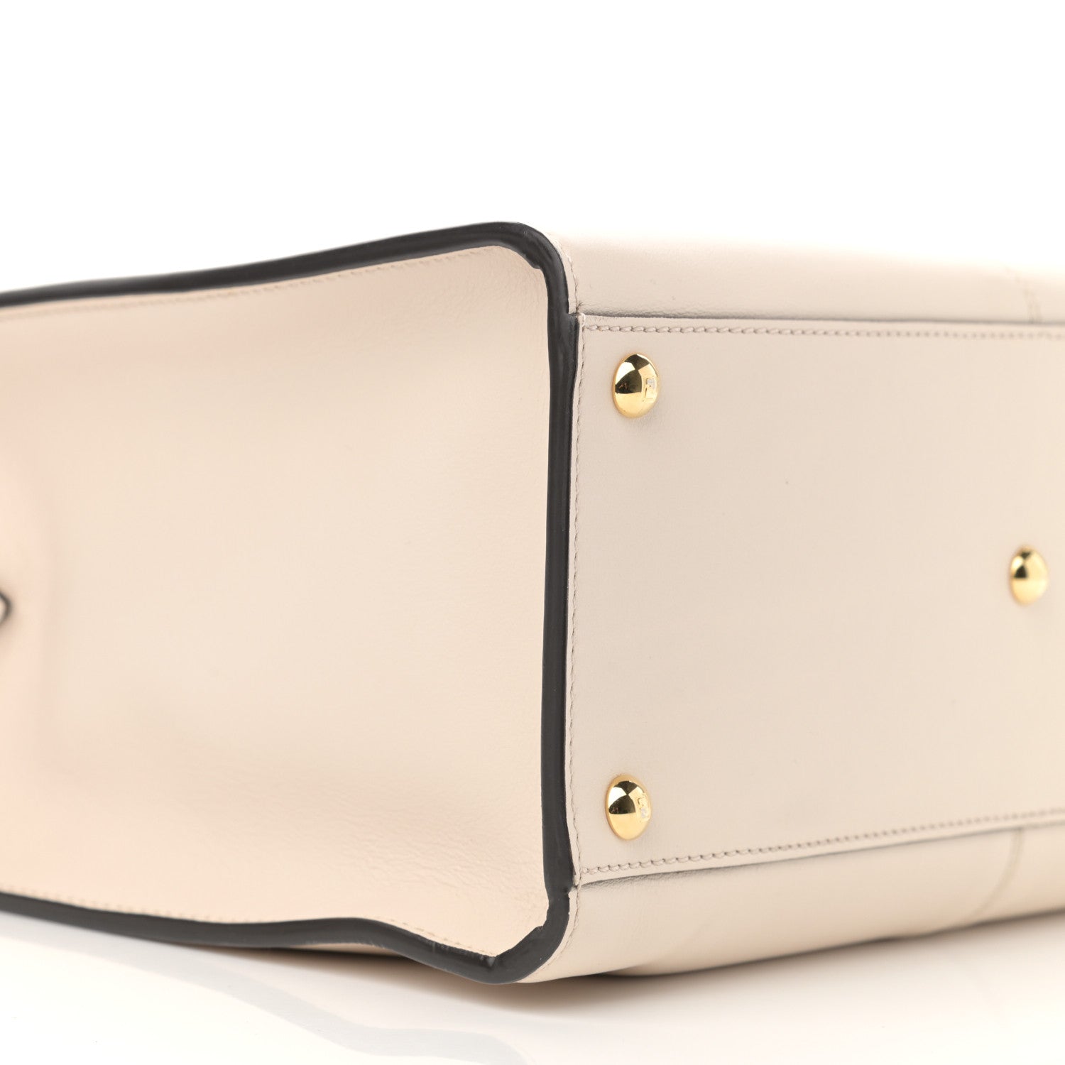 Fendi Vitello Seta Century Medium Peekaboo X-Lite Camelia Barolo 8 of 10