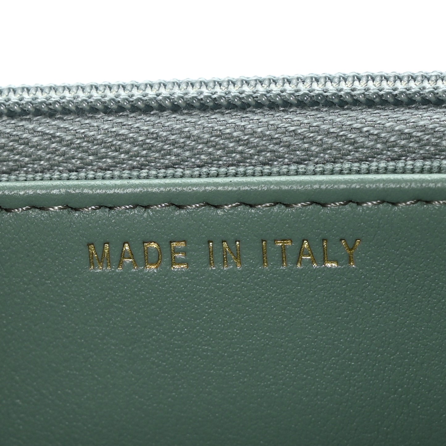 Caviar Quilted Wallet On Chain WOC Dark Green
