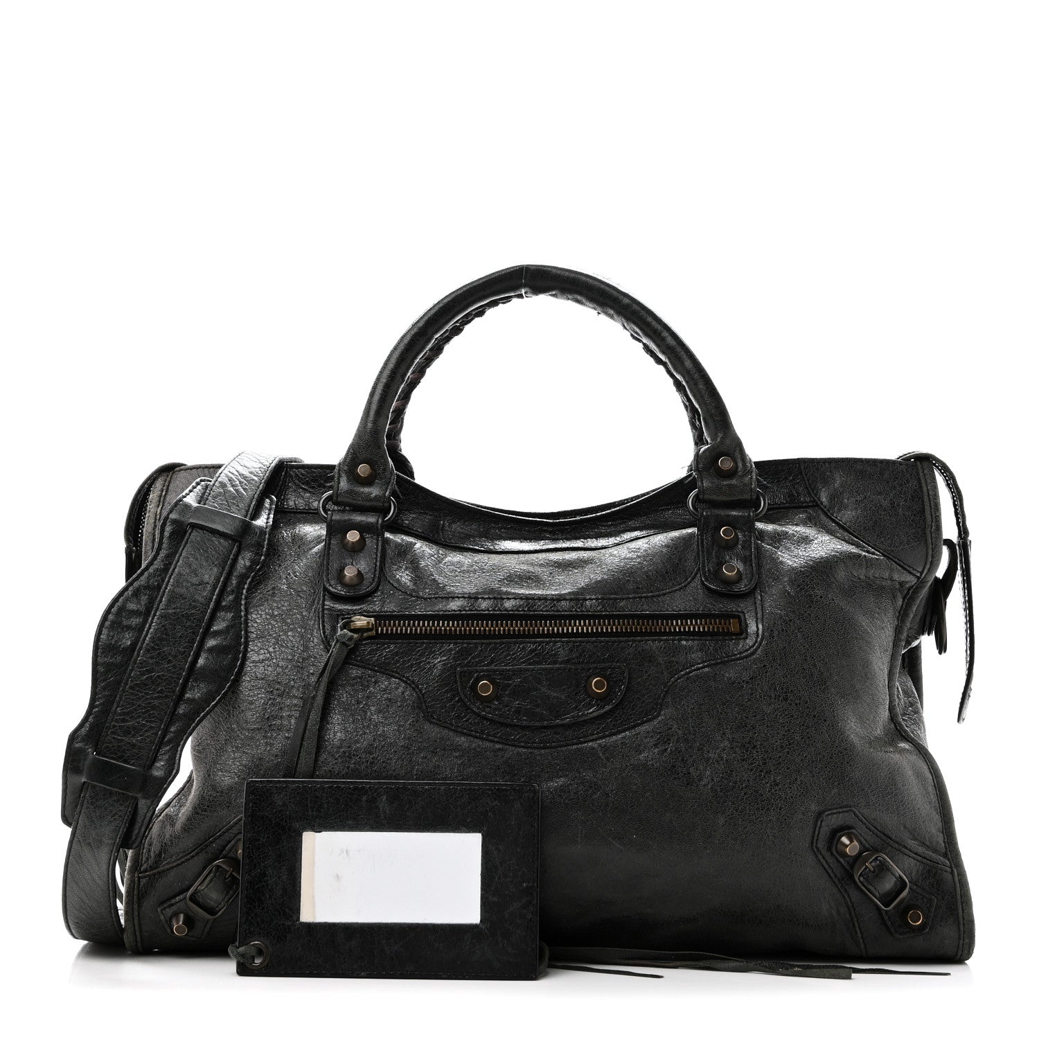 Balenciaga Agneau Classic Hardware City Anthracite 3 of 11