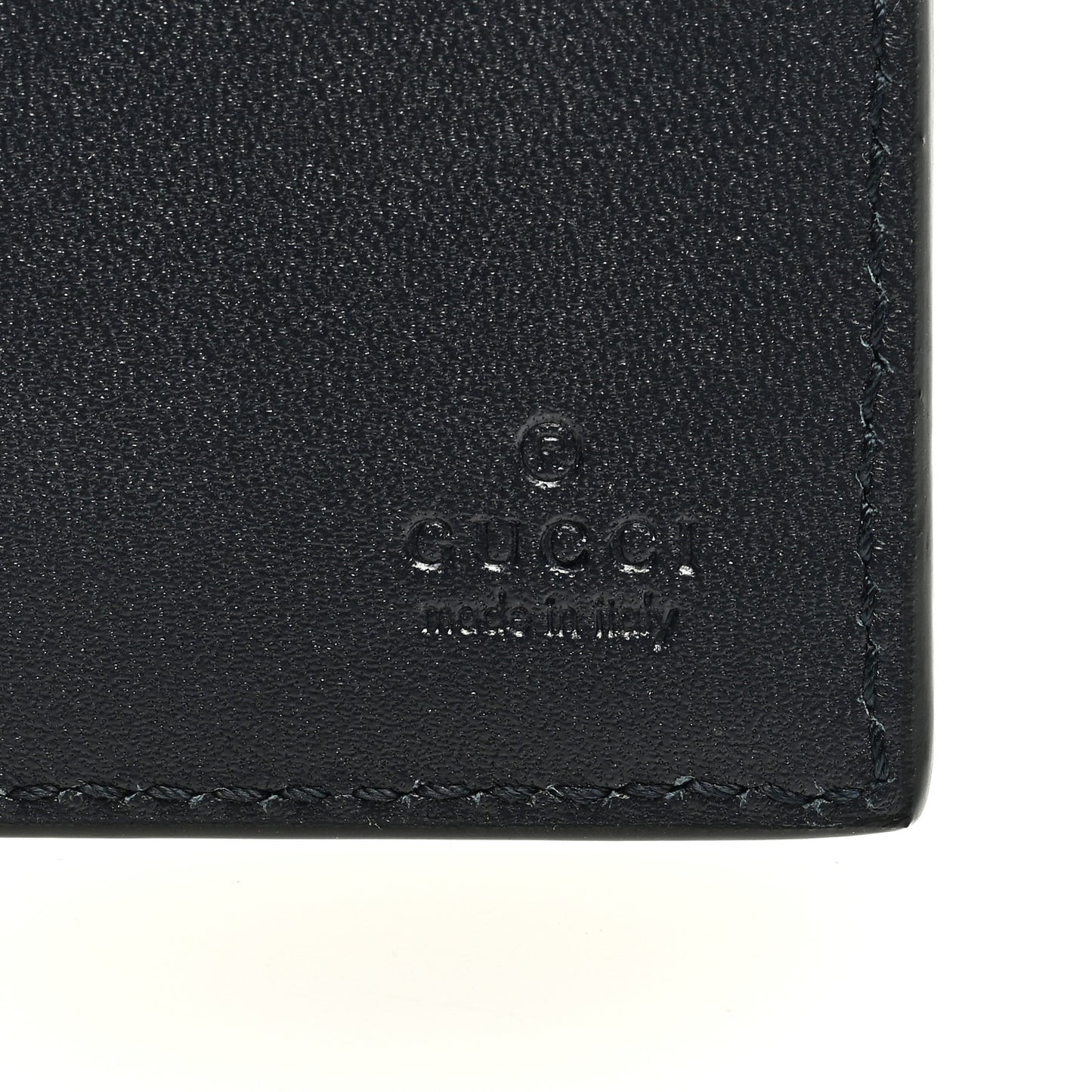 GG Supreme Monogram Blooms Bi-Fold Wallet Beige Blue Navy