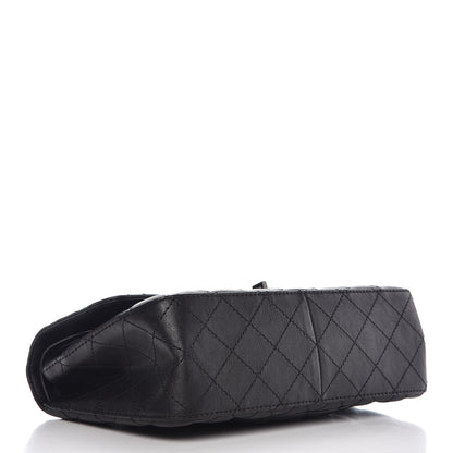 Chanel Crumpled Calfskin Quilted 2.55 Reissue 226 Flap So Black 5 of 9