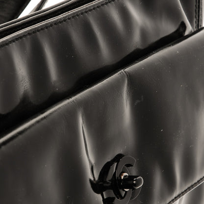 Chanel Patent CC Flap Tote Black 12 of 12