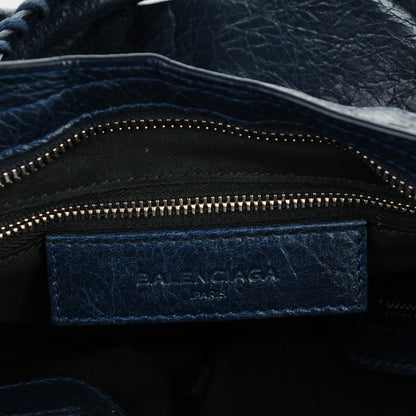 Balenciaga Agneau Classic Silver Hardware S City Bleu Obscur 6 of 8