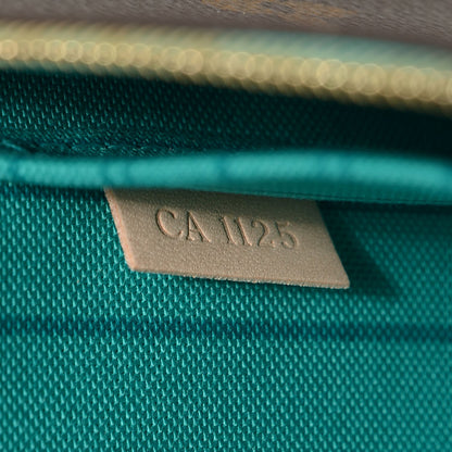Louis Vuitton Monogram Neverfull MM GM Pochette Turquoise 7 of 7