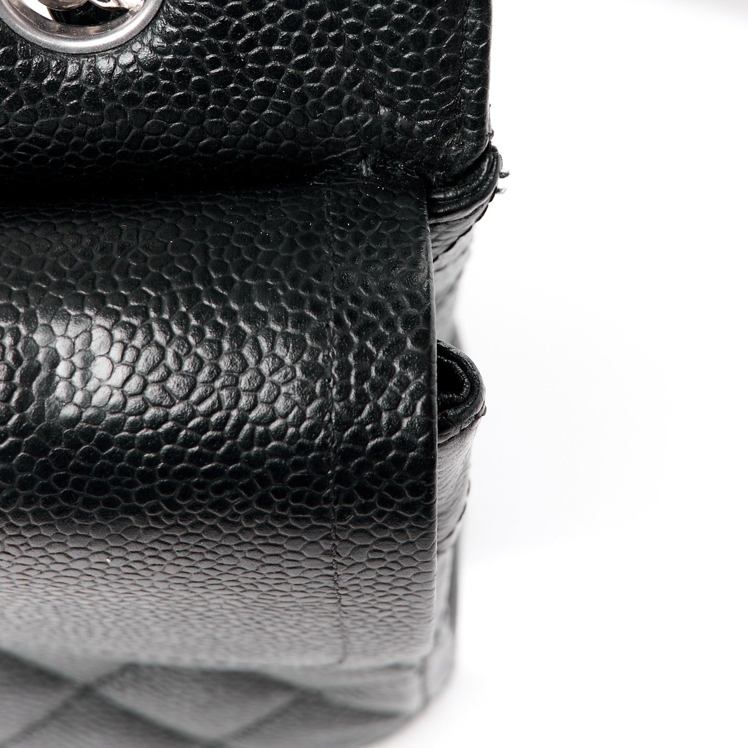 Chanel Caviar Quilted Medium Double Flap Black 14 of 15
