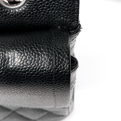 Chanel Caviar Quilted Medium Double Flap Black 14 of 15