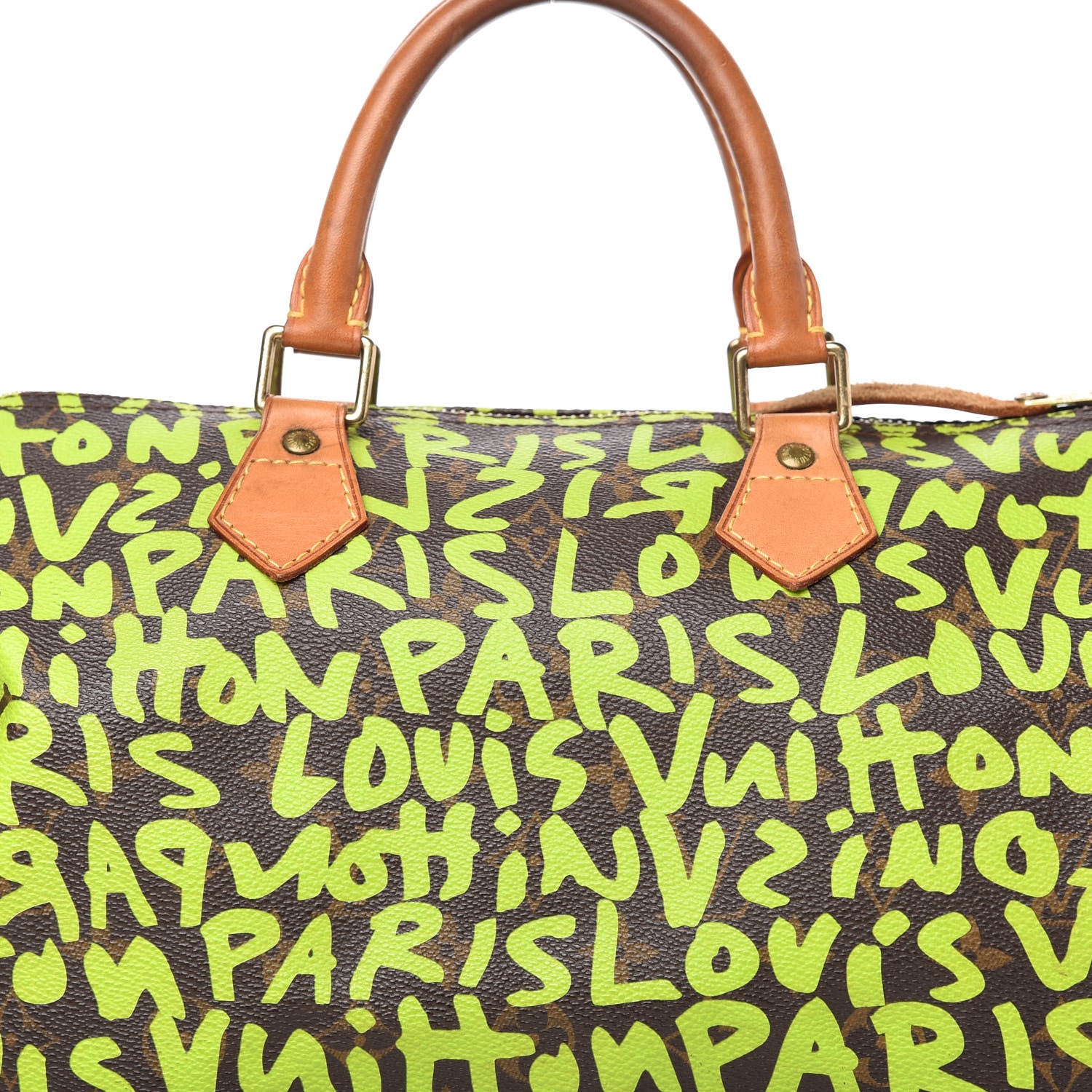 Louis Vuitton Monogram Graffiti Speedy 30 Green 11 of 11