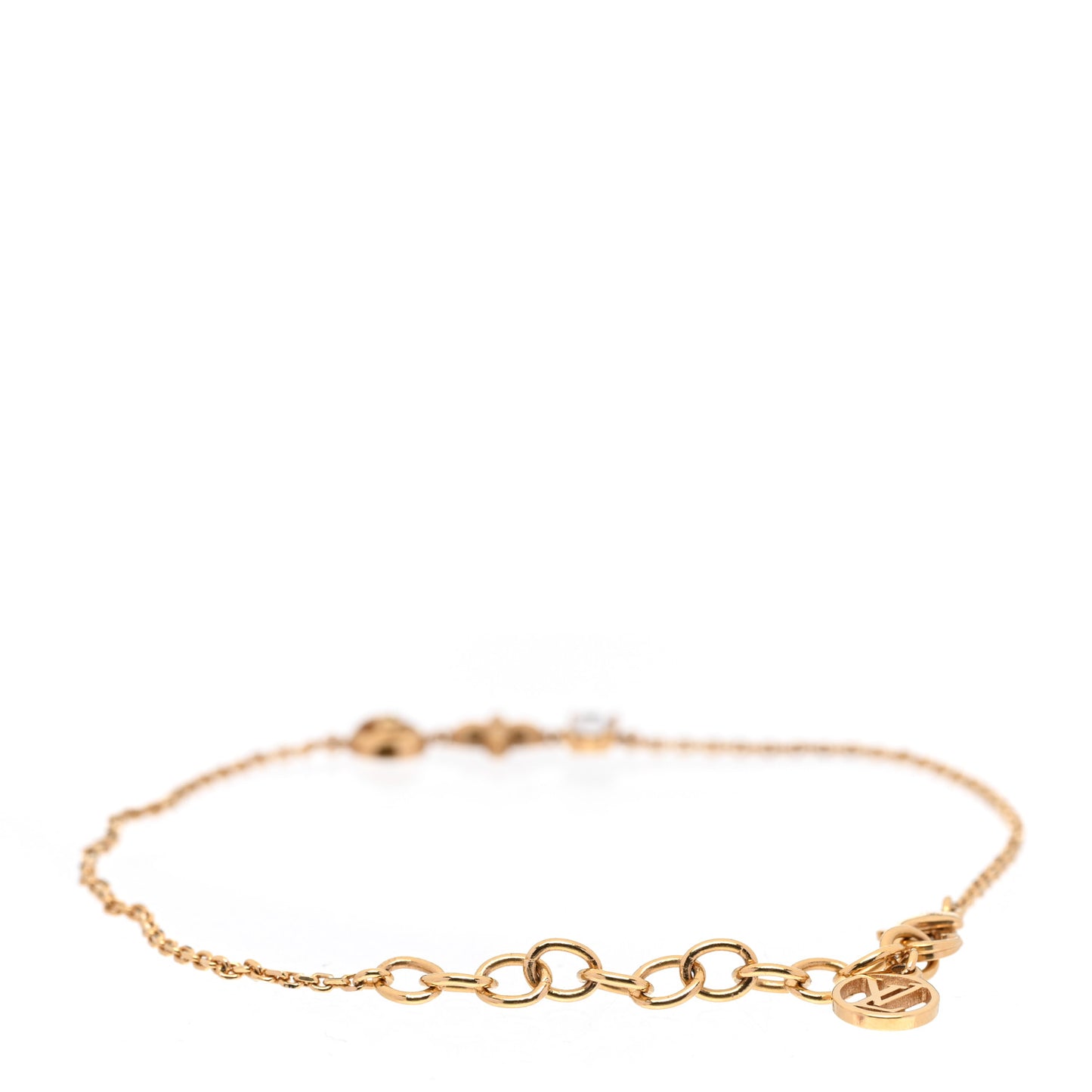 Metal Crystal Petit Louis Bracelet Gold