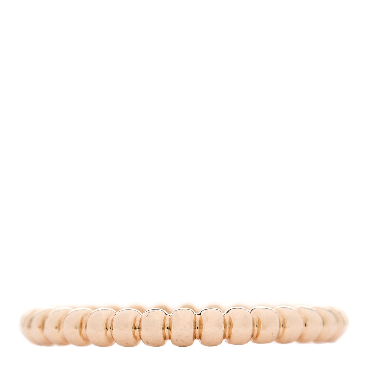 Van Cleef & Arpels 18K Yellow Gold Small Perlee Ring 49 4.75 1 of 4