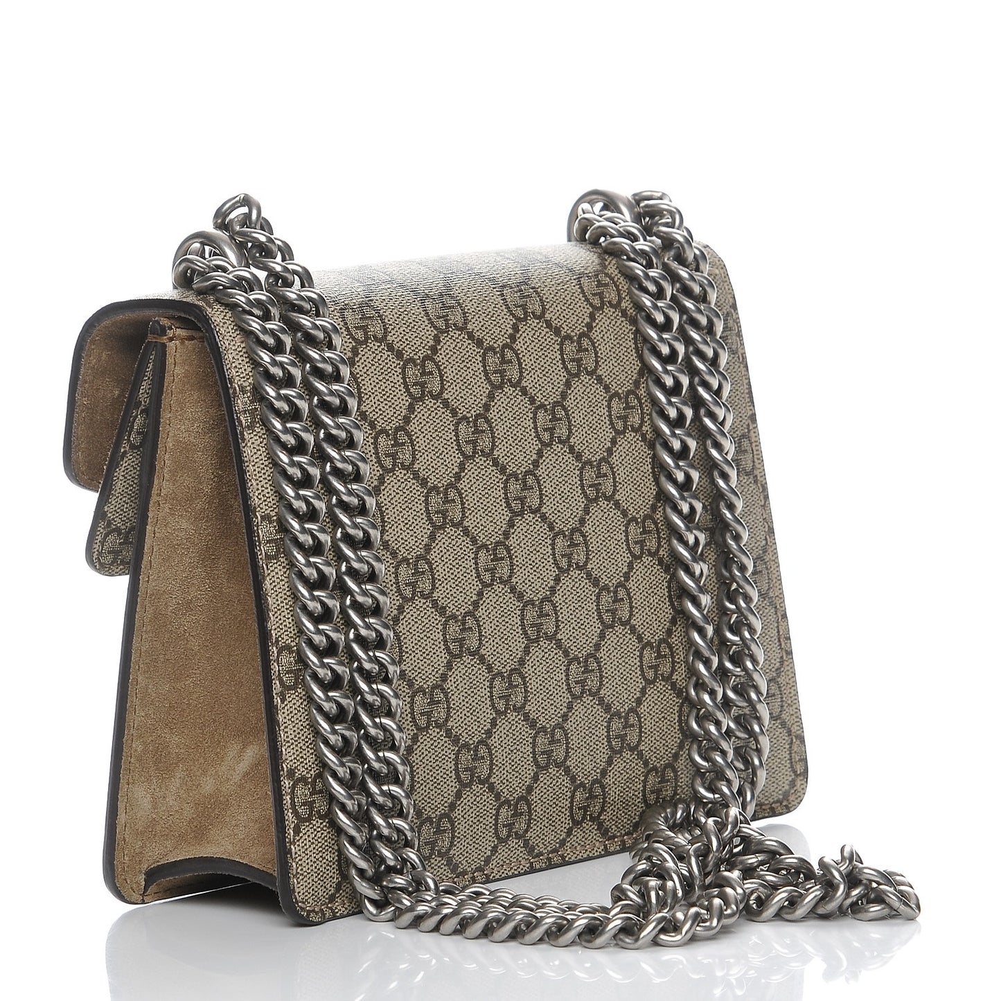 GG Supreme Monogram Mini Dionysus Shoulder Bag Taupe