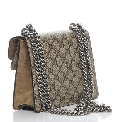 Gucci GG Supreme Monogram Mini Dionysus Shoulder Bag Taupe 3 of 8