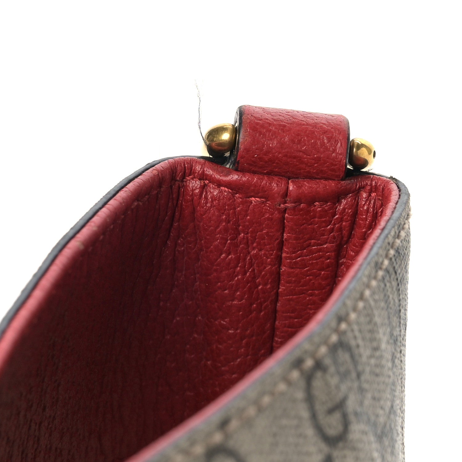 Gucci Soft GG Supreme Monogram Web Bosco Patch Small Crossbody Tote Beige Malva Hibiscus Red 12 of 12