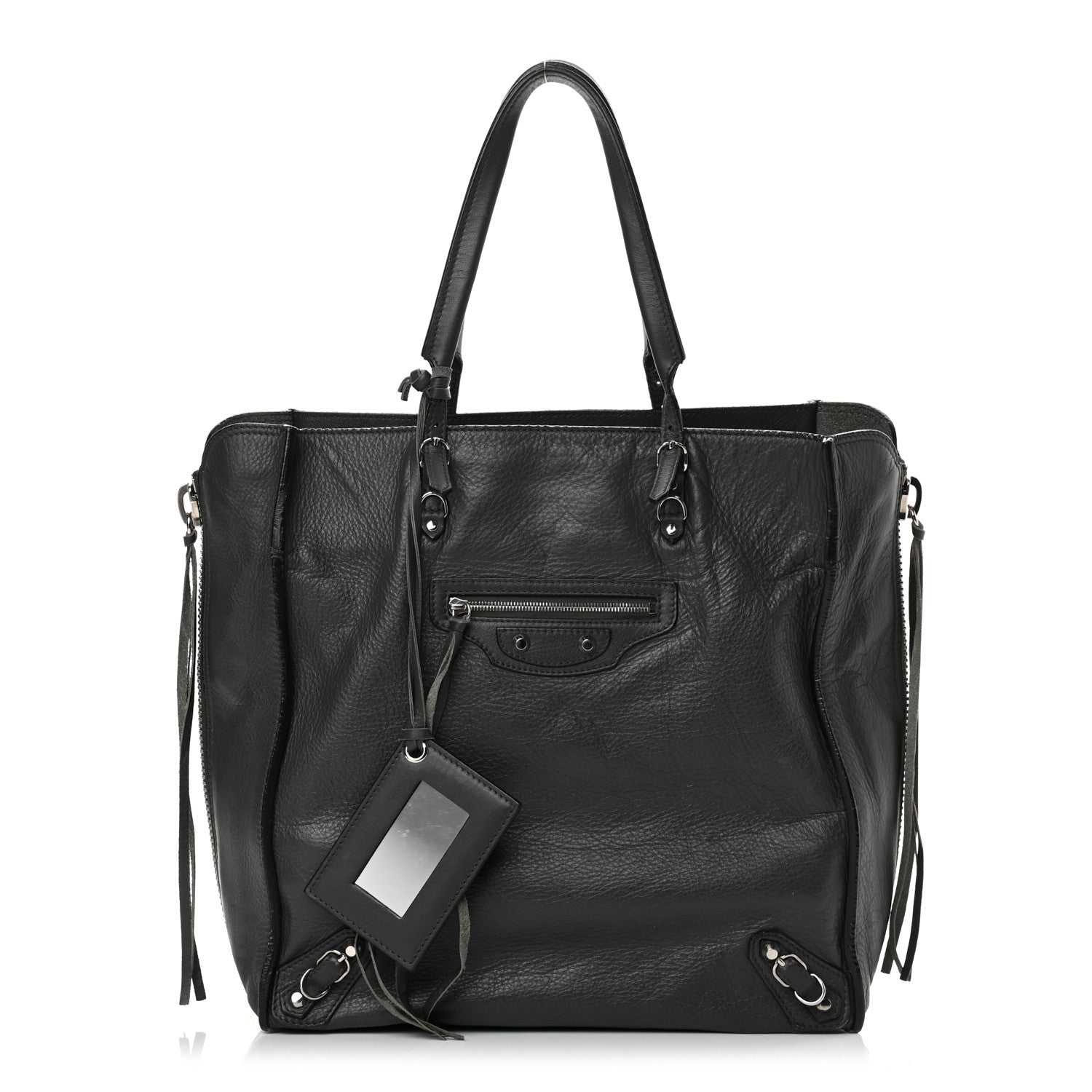 Balenciaga Veau Papier A5 Zip Around Tote Gris Fossile 1 of 19