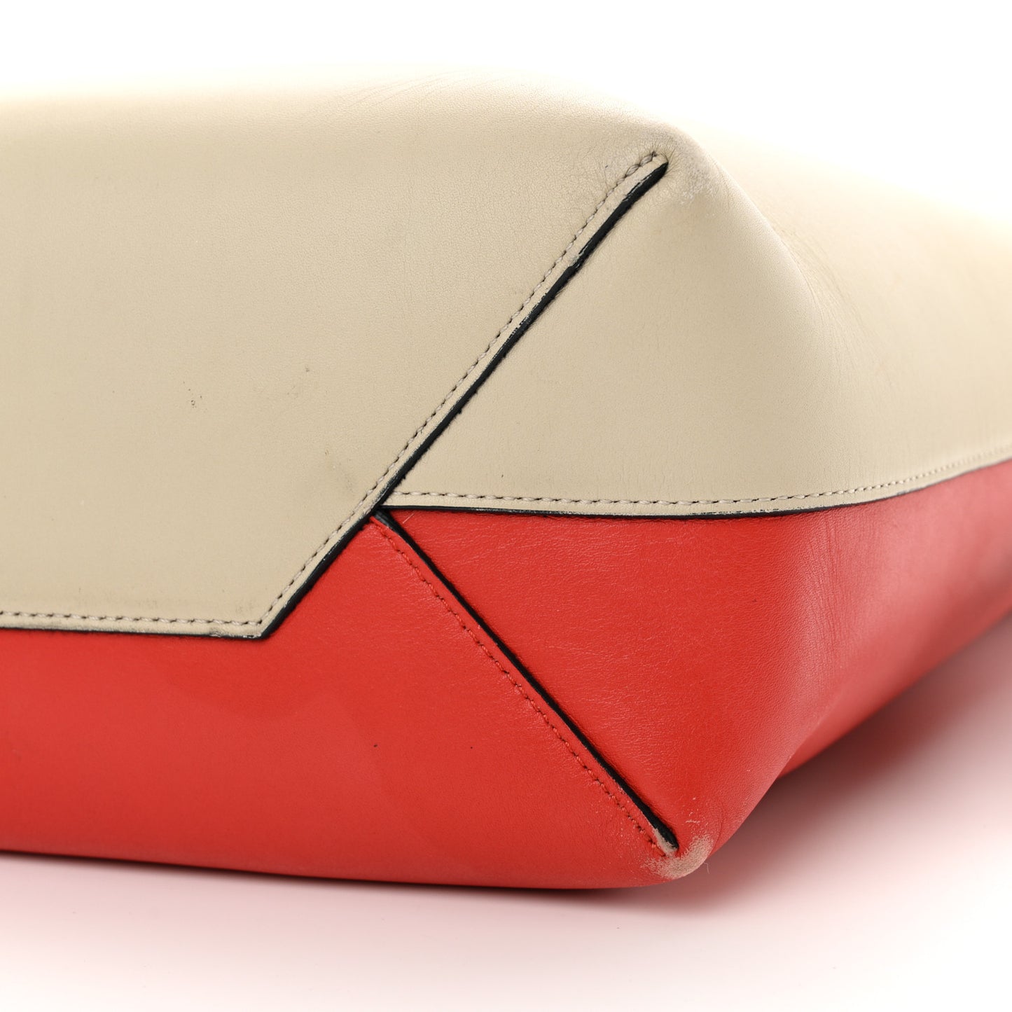 Shiny Smooth Calfskin Small Twisted Cabas