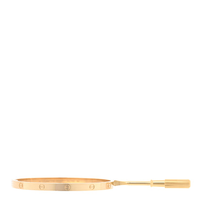 Cartier 18K Yellow Gold Small LOVE Bracelet 19 6 of 6