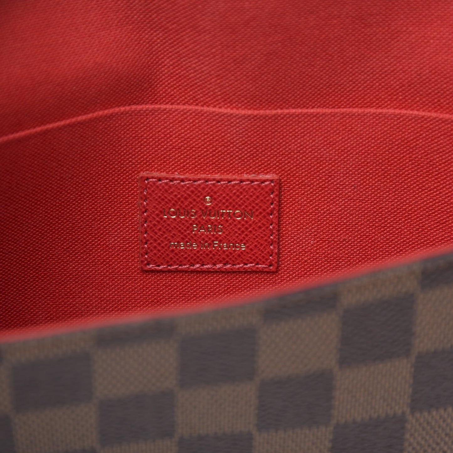 Damier Ebene LV Stories Pochette Felicie Chain Wallet