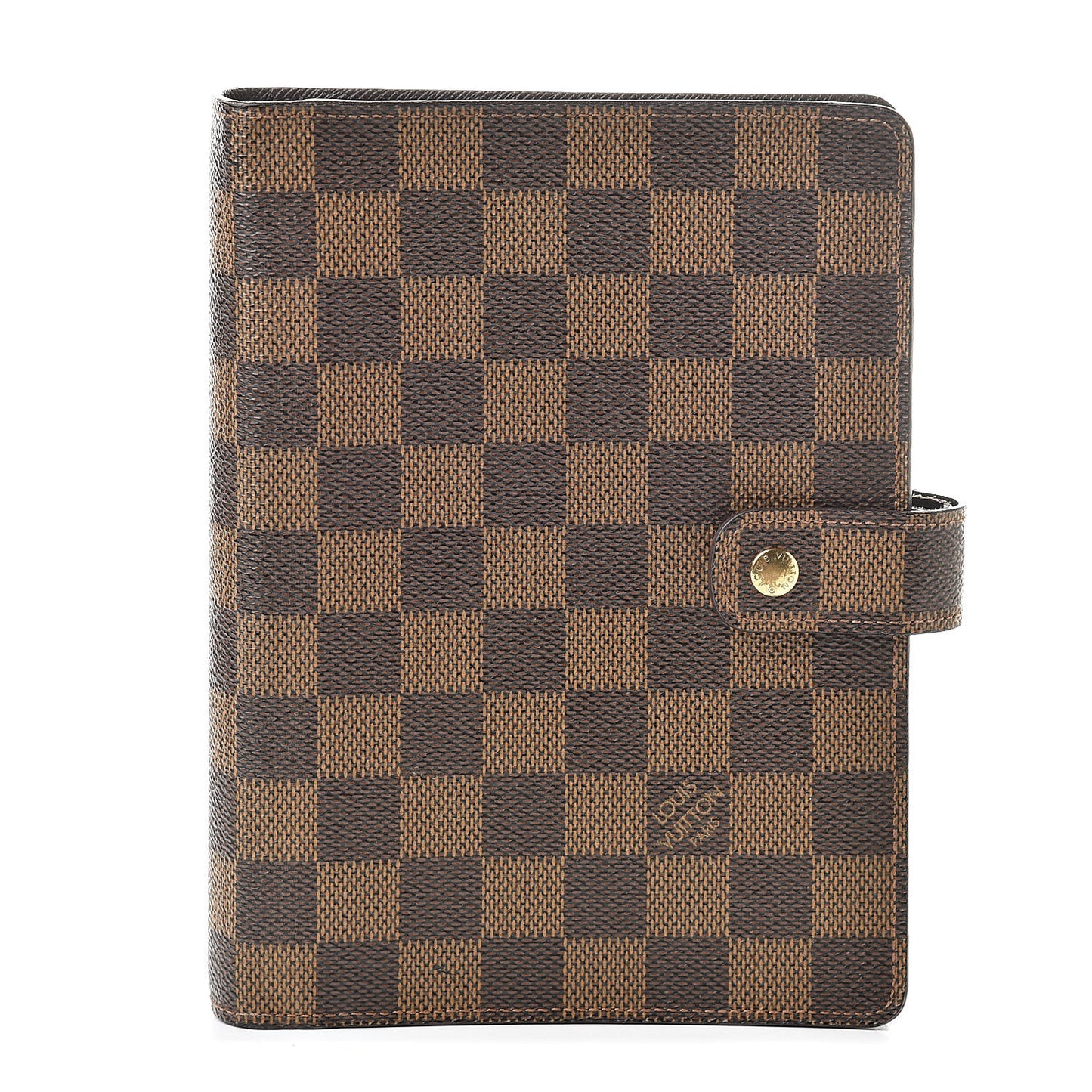 Damier Ebene Medium Ring Agenda Cover