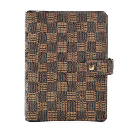 Louis Vuitton Damier Ebene Medium Ring Agenda Cover 1 of 10