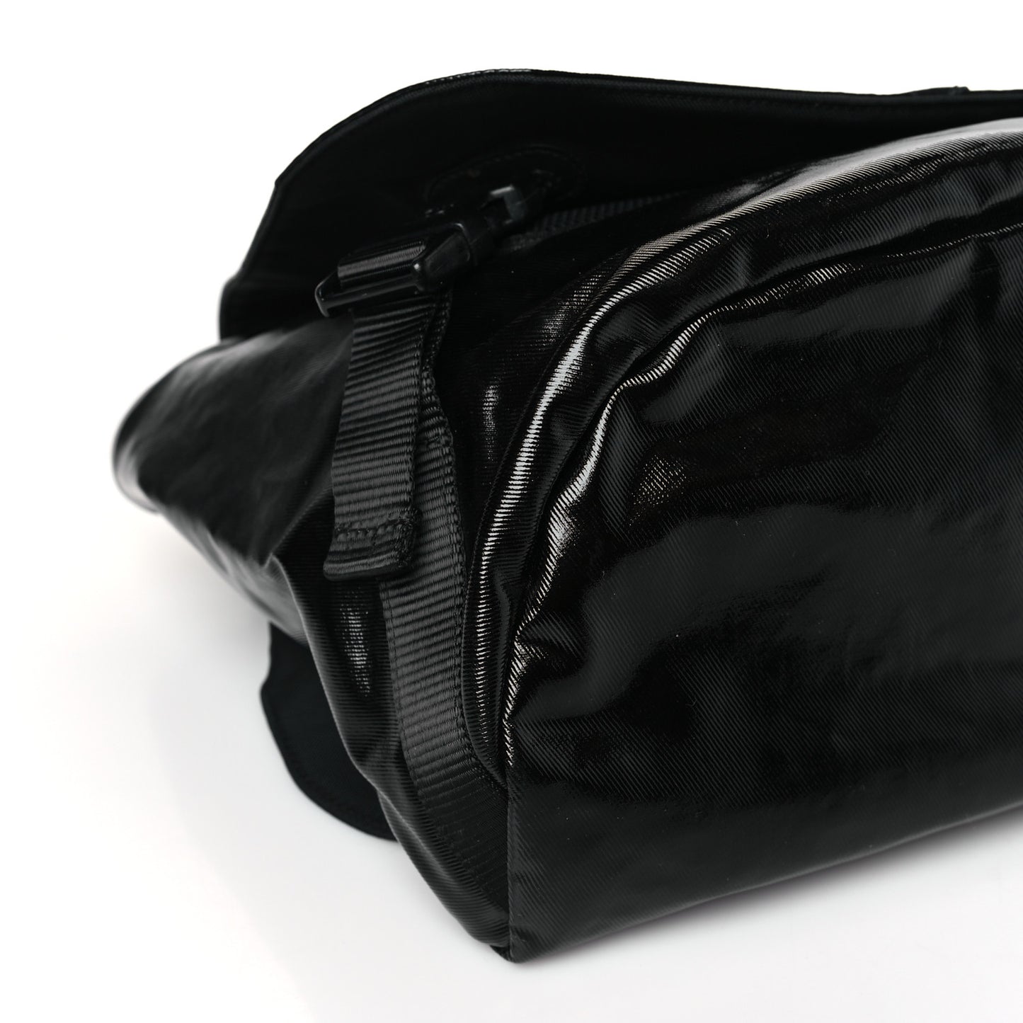 Coated Canvas Sport Messenger Black