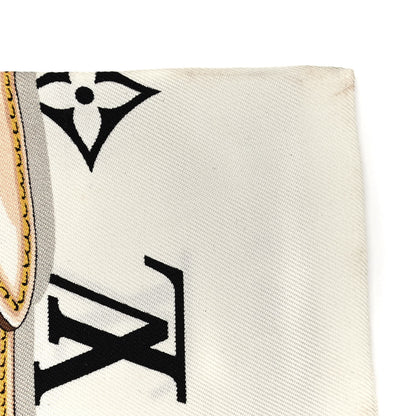 Louis Vuitton Silk Monogram Confidential Bandeau Black 4 of 4