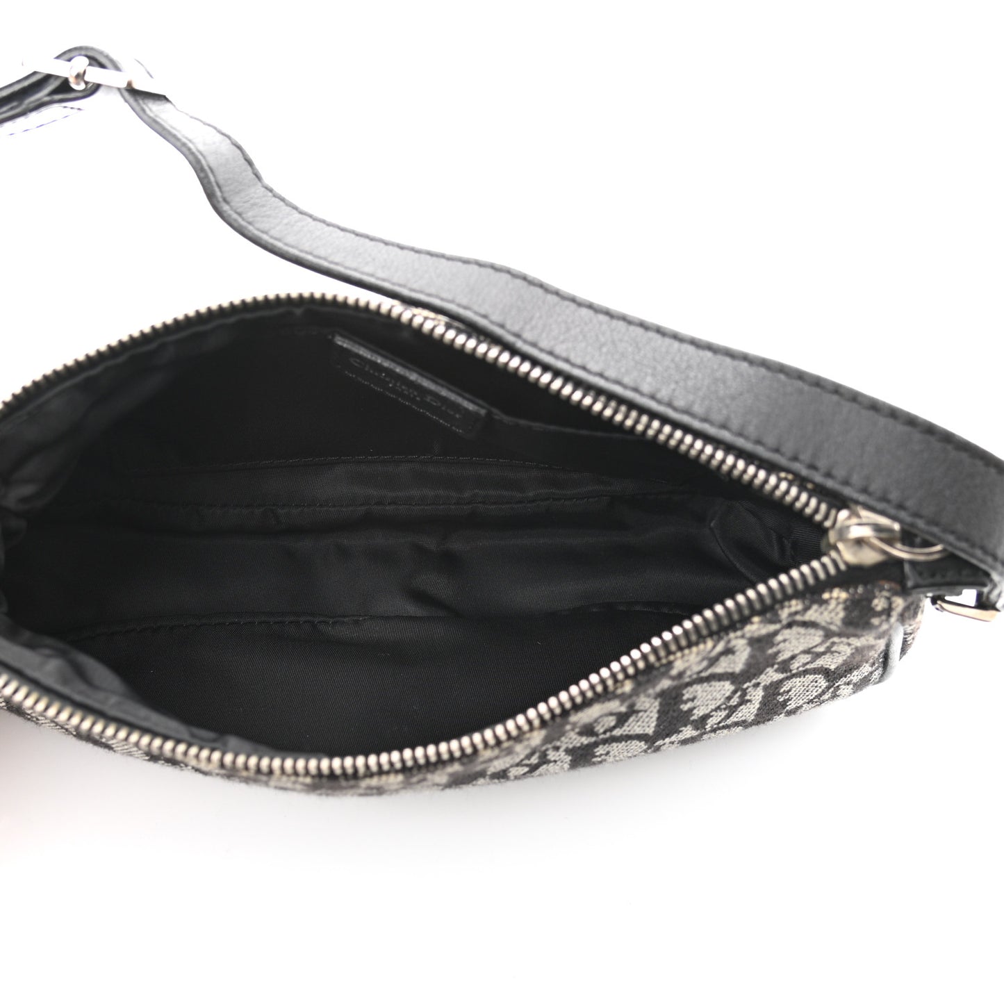Monogram Shoulder Bag Pochette Black