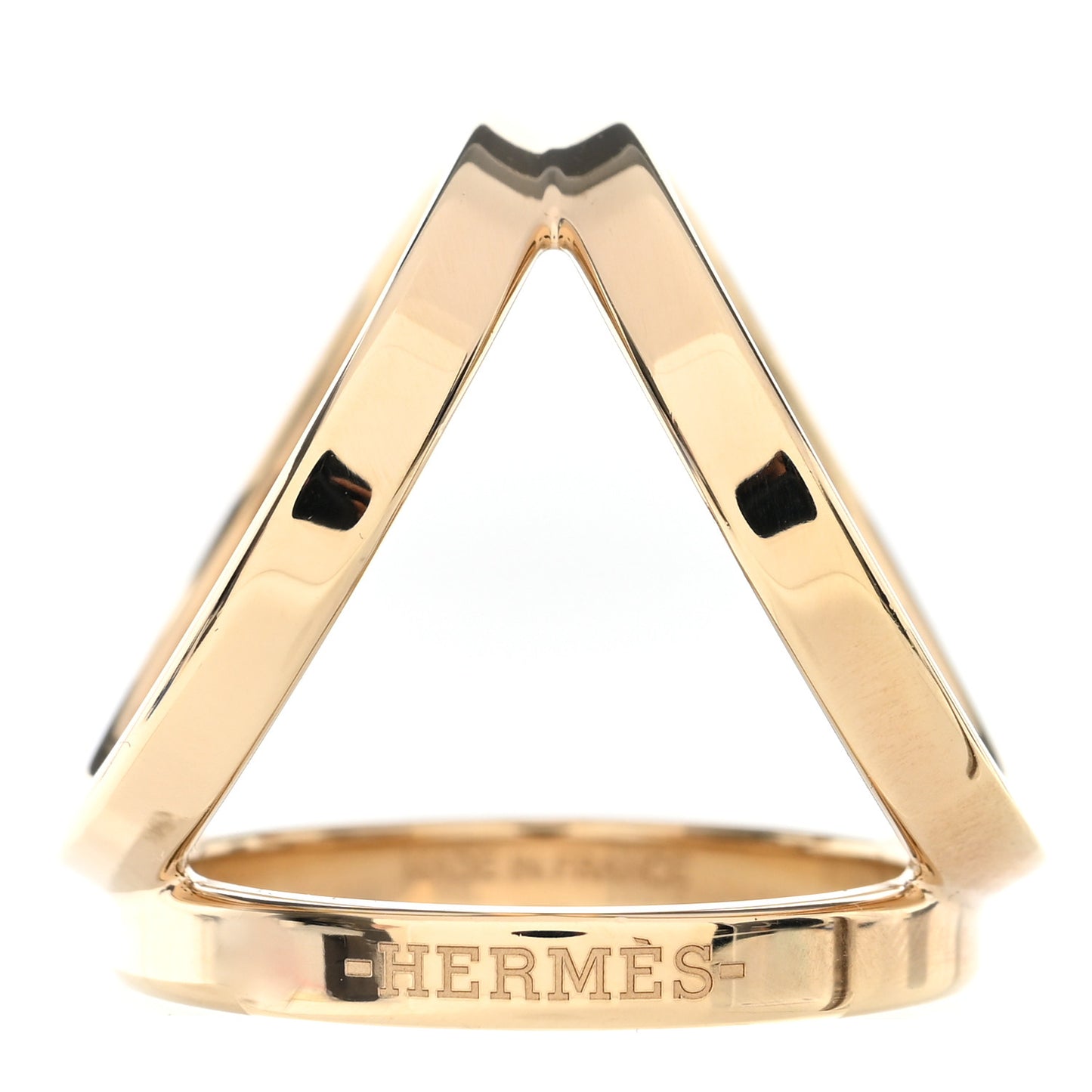 Permabrass Gold Plated Trio Scarf Ring