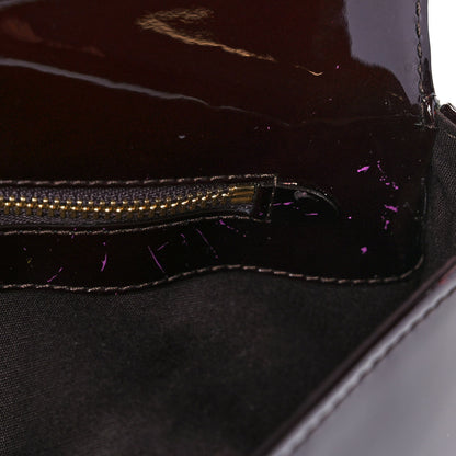 Louis Vuitton Patent Sobe Clutch Amarante 14 of 15