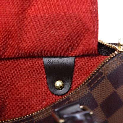 Louis Vuitton Damier Ebene Speedy Bandouliere 25 9 of 10