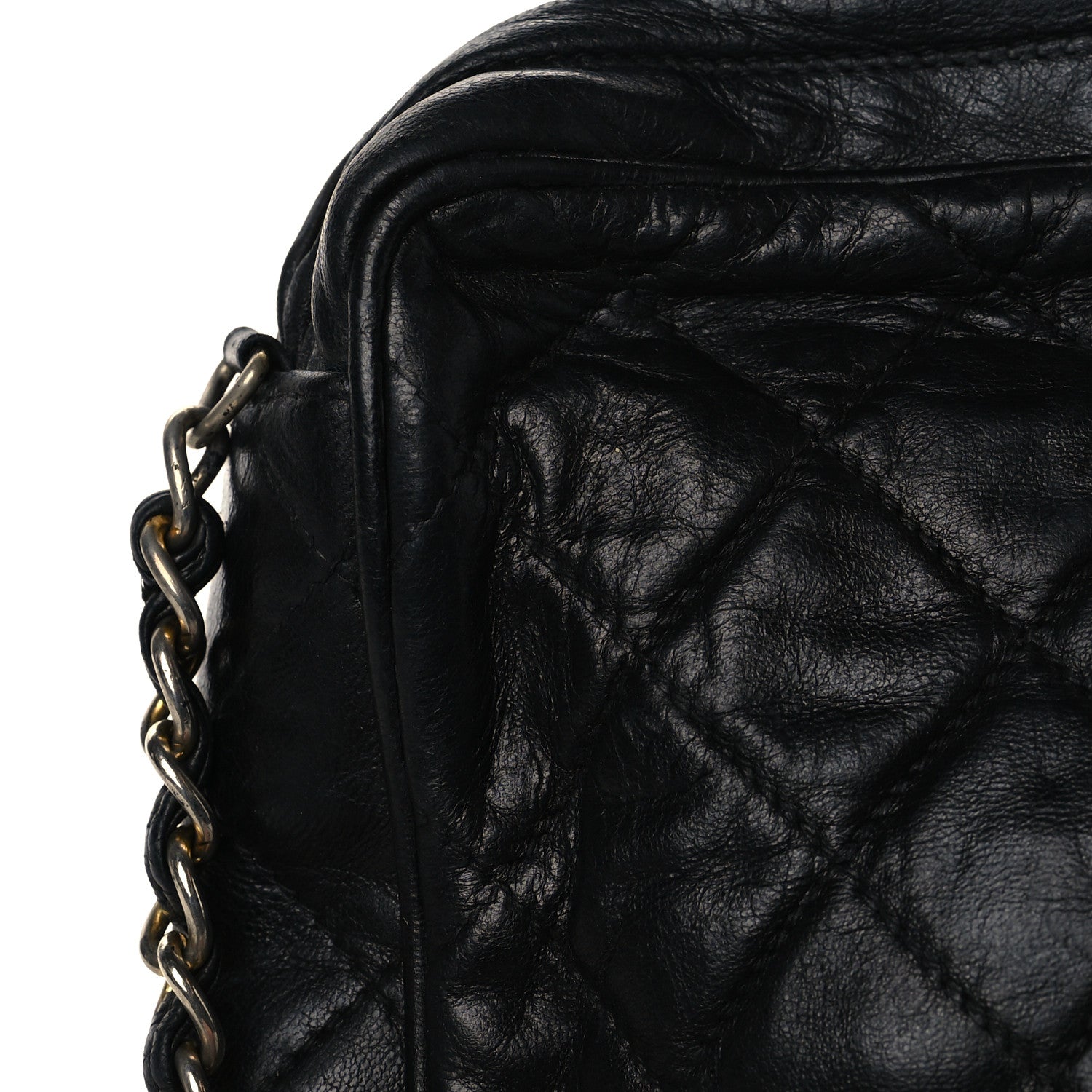 Chanel Lambskin Quilted Tassel Camera Case Black 11 of 12
